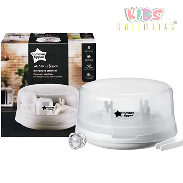 The Tommee Tippee Microwave Steriliser is the fast, simple way to protect your baby's tummy from harmful bacteria.
