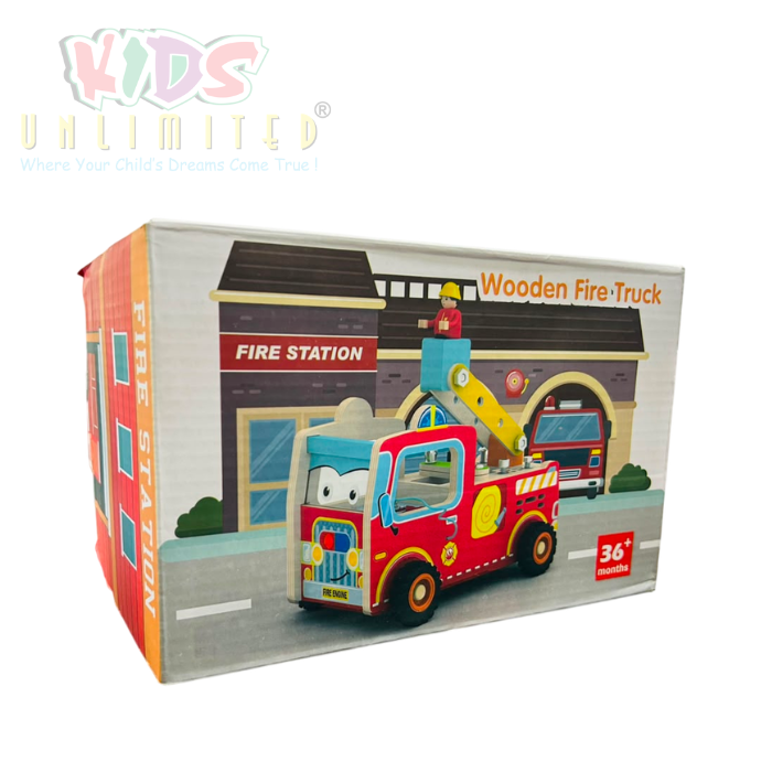 WOODEN FIRE TRUCK 1