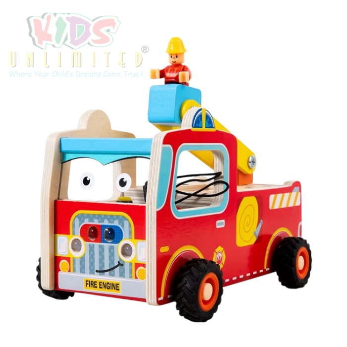 WOODEN FIRE TRUCK 2