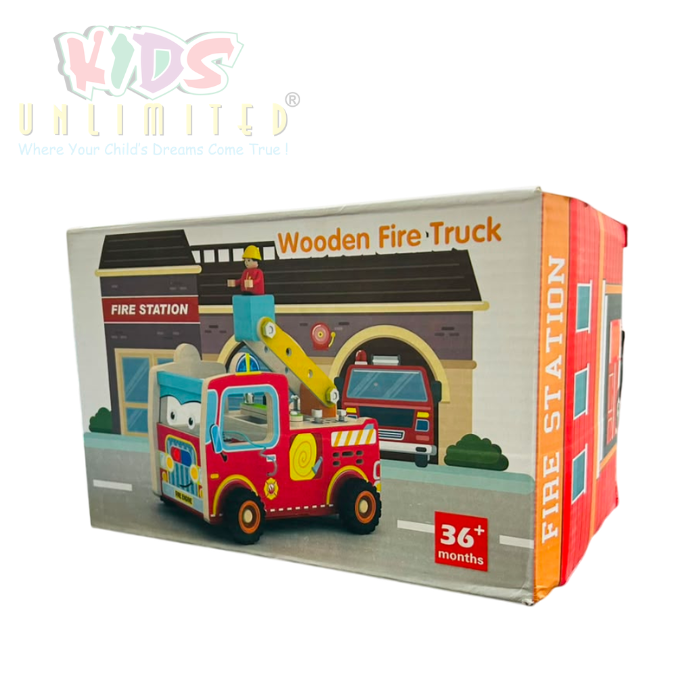 WOODEN FIRE TRUCK 3